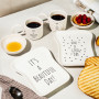 2 Kişilik Seramik Tost Kahvaltılık Takımı (6 Parça)
