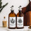 Beyaz Standlı 2'li Amber Etiketli Yağdanlık (500 ml)