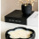 Siyah Çiçek Tabak Mum - Soya Wax